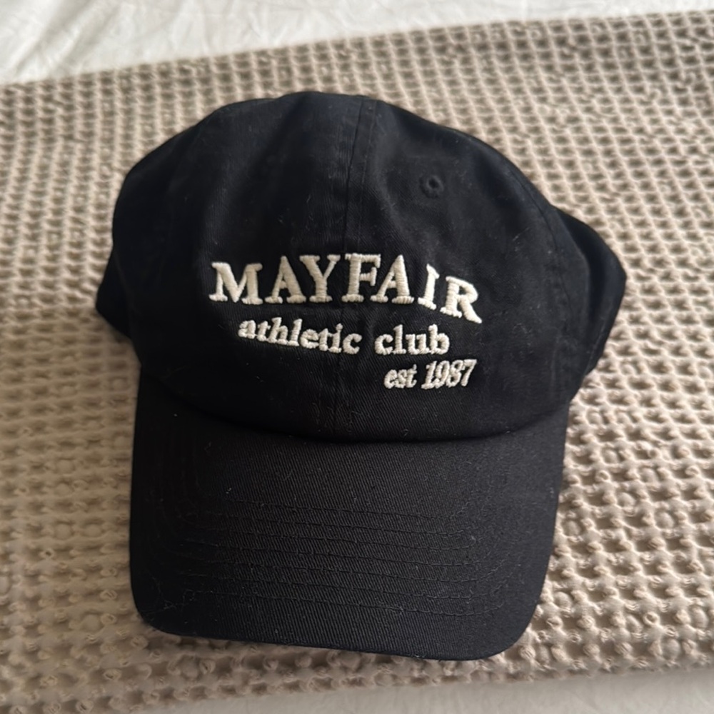 Mayfair Black Athletic Club Hat